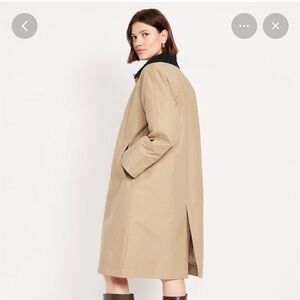 BNWT Old Navy Women's Beige Barn Jacket / Trench Coat